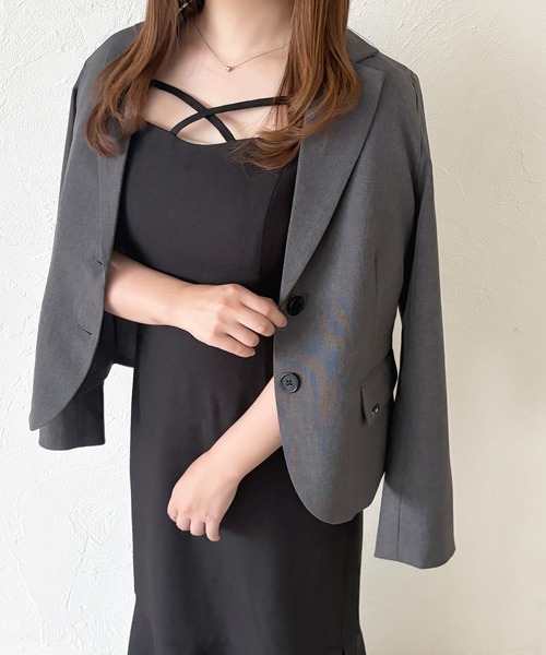 apres jour(アプレジュール)の「スリットマーメイドキャミワンピース(ワンピース・レディース・ブラック/グレー・フリー/X-LARGE)」の17枚目の写真
