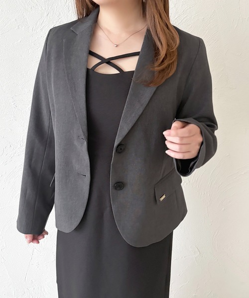 apres jour(アプレジュール)の「スリットマーメイドキャミワンピース(ワンピース・レディース・ブラック/グレー・フリー/X-LARGE)」の15枚目の写真