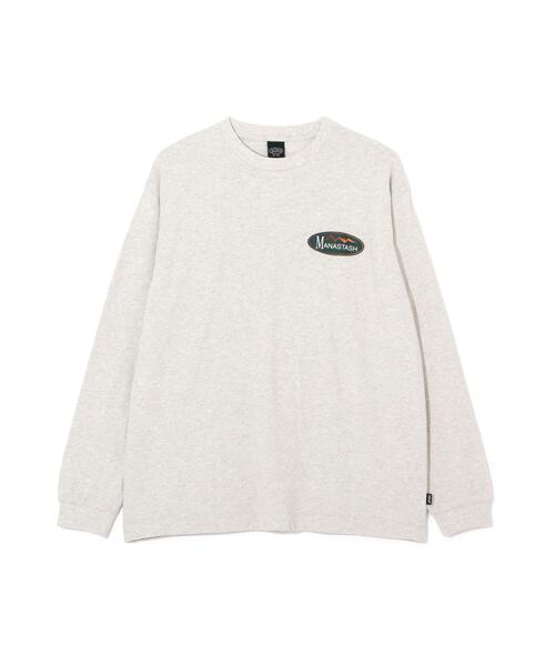 MANASTASH(マナスタッシュ)の「MANASTASH/マナスタッシュ/HEMP L/S TEE ORIGINAL LOGO(Tシャツ/カットソー・メンズ・その他5/ネイビー・S/M/L)」の2枚目の写真