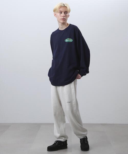 MANASTASH(マナスタッシュ)の「MANASTASH/マナスタッシュ/HEMP L/S TEE ORIGINAL LOGO(Tシャツ/カットソー・メンズ・その他5/ネイビー・S/M/L)」の7枚目の写真