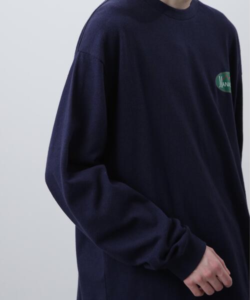 MANASTASH(マナスタッシュ)の「MANASTASH/マナスタッシュ/HEMP L/S TEE ORIGINAL LOGO(Tシャツ/カットソー・メンズ・その他5/ネイビー・S/M/L)」の12枚目の写真