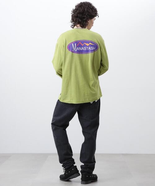 MANASTASH(マナスタッシュ)の「MANASTASH/マナスタッシュ/HEMP L/S TEE ORIGINAL LOGO(Tシャツ/カットソー・メンズ・その他5/ネイビー・S/M/L)」の17枚目の写真