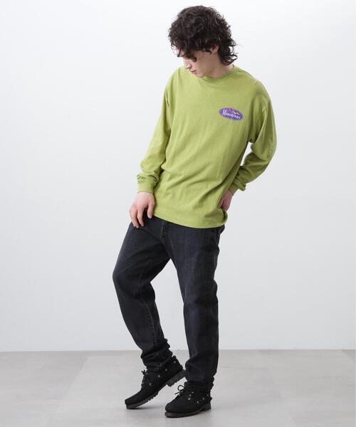 MANASTASH(マナスタッシュ)の「MANASTASH/マナスタッシュ/HEMP L/S TEE ORIGINAL LOGO(Tシャツ/カットソー・メンズ・その他5/ネイビー・S/M/L)」の18枚目の写真
