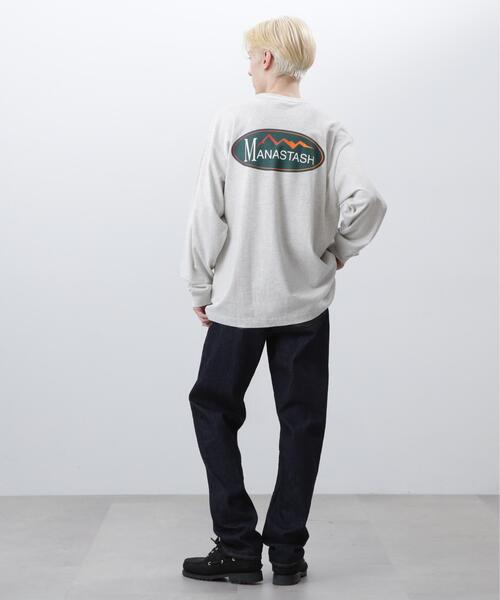 MANASTASH(マナスタッシュ)の「MANASTASH/マナスタッシュ/HEMP L/S TEE ORIGINAL LOGO(Tシャツ/カットソー・メンズ・その他5/ネイビー・S/M/L)」の22枚目の写真