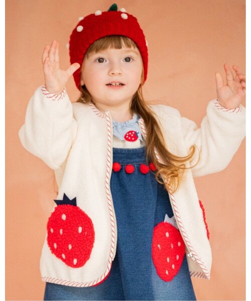 セール】イチゴポケットブルゾン（ブルゾン）｜baby cheer（ベイビー