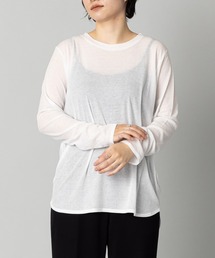 【kuros’オリジナル】コットン シアーリラックス ロングスリーブTシャツ