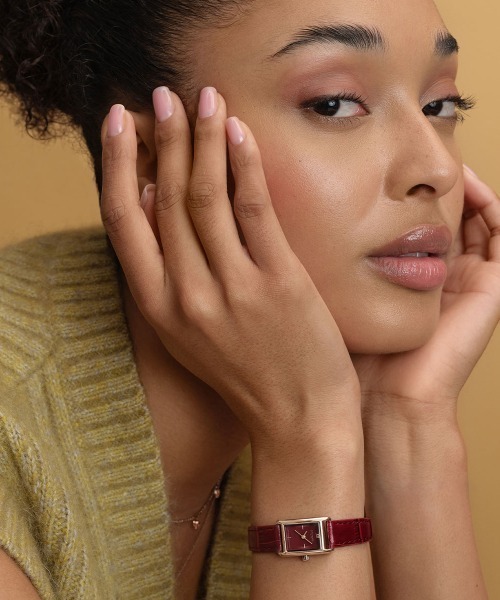 OLIVIA BURTON（オリビアバートン）の「「OLIVIA BURTON/オリビアバートン」 クラシック - 16mm ミニグローブ ブレスレット（アナログ腕時計・レディース・シルバー/ブラック/レッド・FREE）」の13枚目の写真