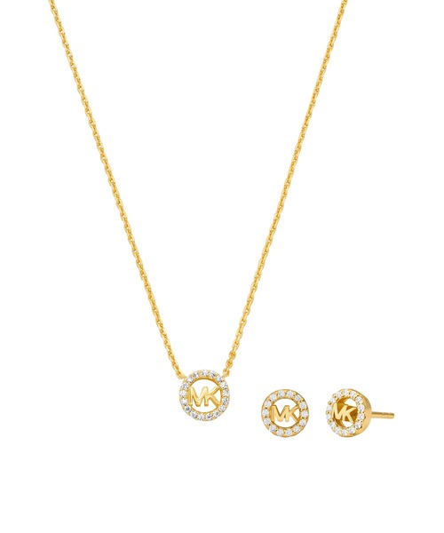 MICHAEL KORS（マイケルコース）の「マイケル・コース アクセサリー レディース セット ゴールド MKC1837SET（ネックレス・レディース・ゴールド・FREE）」の5枚目の写真