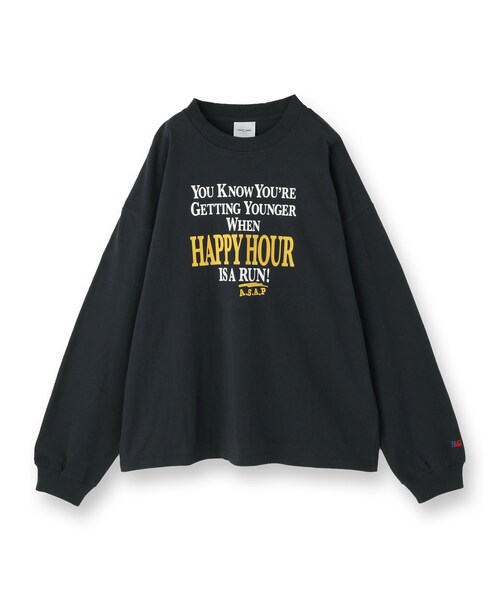 UNTITLED(アンタイトル)の「【PARROTT CANVAS】ハッピーアワーL/Sティーシャツ(Tシャツ/カットソー・レディース・ホワイト・02)」の2枚目の写真