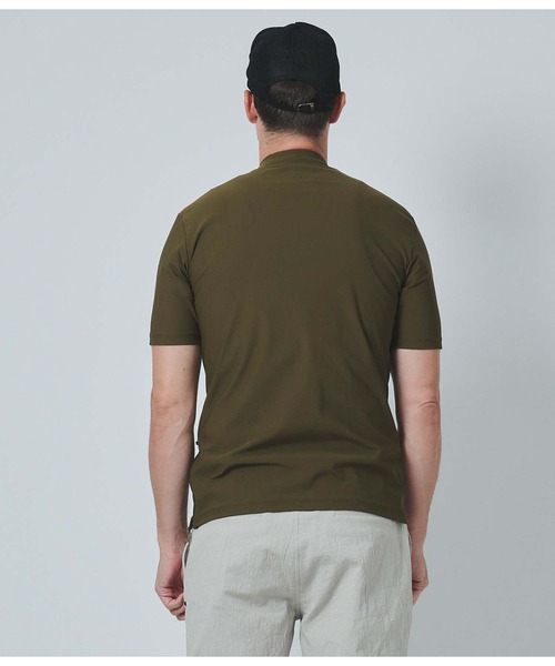 junhashimoto(ジュンハシモト)の「JH+ SIDE ZIP MOCK NECK(Tシャツ/カットソー・メンズ・ブラック/ホワイト・4/2)」の11枚目の写真