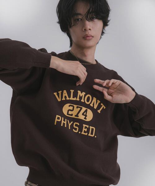 SENSE OF PLACE by URBAN RESEARCH（センスオブプレイスバイアーバンリサーチ）の「スウェットライクカレッジロゴニット（ニット/セーター・メンズ・ブラウン/ブラック/グレー・LARGE/MEDIUM）」の3枚目の写真