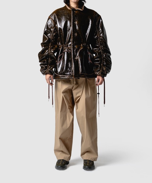 yoshiokubo（ヨシオクボ）の「yoshiokubo ヨシオクボ / TOPGUN BOA BIND BL トップガンボアバインドブルゾン ムートンブルゾン / YKF25516（ブルゾン・メンズ・ブラウン・FREE）」の11枚目の写真