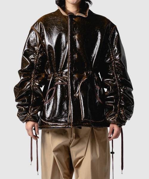 yoshiokubo（ヨシオクボ）の「yoshiokubo ヨシオクボ / TOPGUN BOA BIND BL トップガンボアバインドブルゾン ムートンブルゾン / YKF25516（ブルゾン・メンズ・ブラウン・FREE）」の10枚目の写真