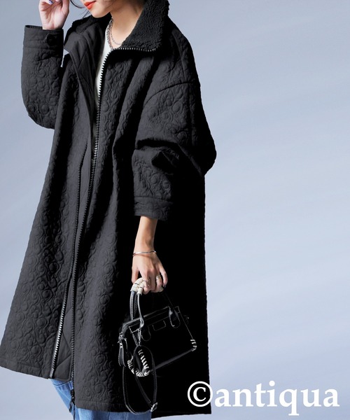 antiqua（アンティカ）の「サーモライトロングキルトコート（その他アウター・レディース・ブラック・ONESIZE）」の9枚目の写真