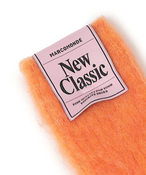 MARCOMONDE（マルコモンド）の「MARCOMONDE:モヘヤ 足袋 ソックス（ソックス/靴下・レディース・ブラウン/オレンジ・ONE SIZE）」の3枚目の写真