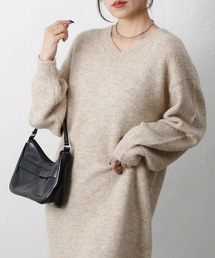 COLONY 2139 | アルパカタッチVネックワンピース(ワンピース)