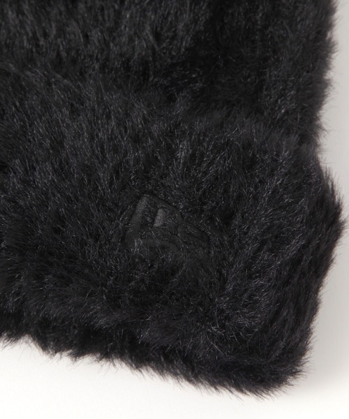 Heather(ヘザー)の「【NEW ERA/ニューエラ】シャギーニットビーニー 493953(ニットキャップ/ビーニー・レディース・ホワイト/ブラック・FREE)」の5枚目の写真