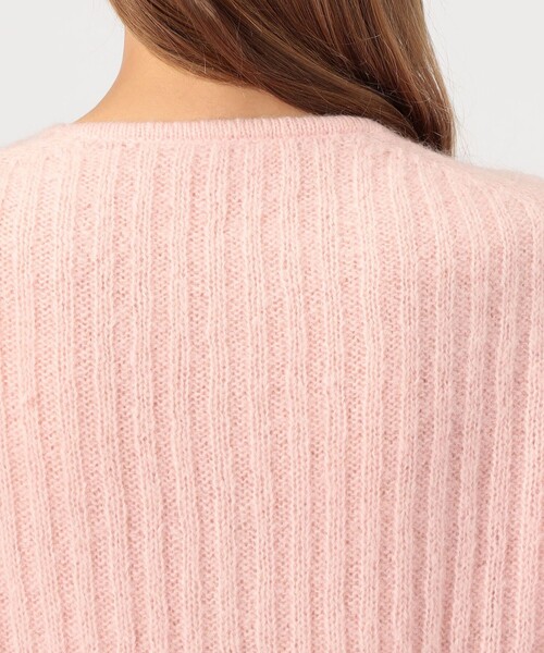 BY MALENE BIRGER（バイマレーネビルガー）の「BY MALENE BIRGER CIERROU クルーネック リブカーディガン（カーディガン/ボレロ・レディース・ライトピンク・3）」の7枚目の写真
