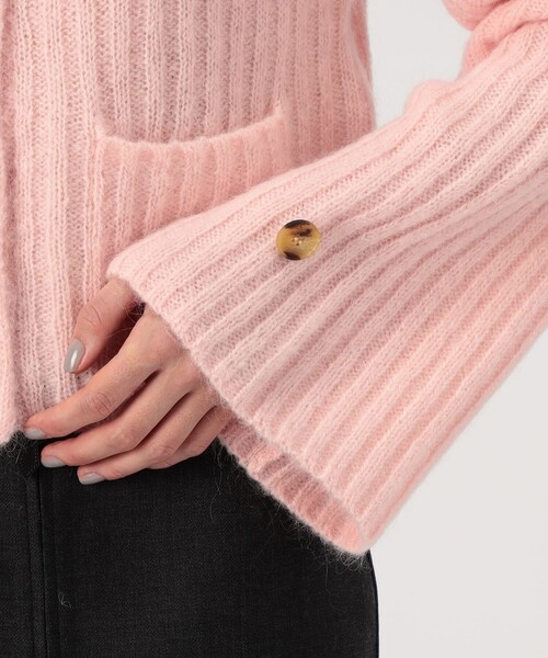 BY MALENE BIRGER（バイマレーネビルガー）の「BY MALENE BIRGER CIERROU クルーネック リブカーディガン（カーディガン/ボレロ・レディース・ライトピンク・3）」の8枚目の写真