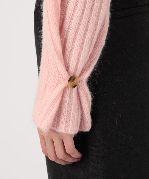 BY MALENE BIRGER（バイマレーネビルガー）の「BY MALENE BIRGER CIERROU クルーネック リブカーディガン（カーディガン/ボレロ・レディース・ライトピンク・3）」の9枚目の写真