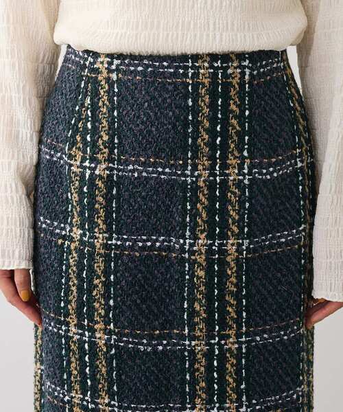 Sugar spoon（シュガースプーン）の「・SUGAR SPOON チェックフリンジスカート（スカート・レディース・ネイビー/ブラック/ボルドー・FREE）」の8枚目の写真