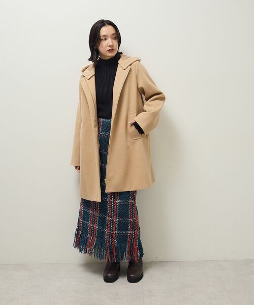 Sugar spoon（シュガースプーン）の「・SUGAR SPOON チェックフリンジスカート（スカート・レディース・ネイビー/ブラック/ボルドー・FREE）」の12枚目の写真