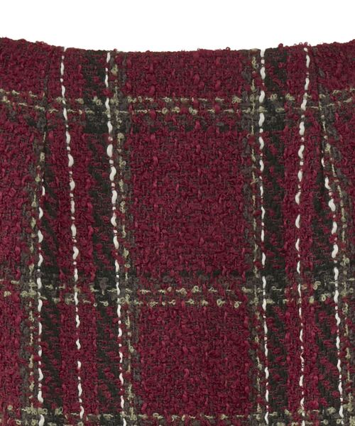 Sugar spoon（シュガースプーン）の「・SUGAR SPOON チェックフリンジスカート（スカート・レディース・ネイビー/ブラック/ボルドー・FREE）」の19枚目の写真