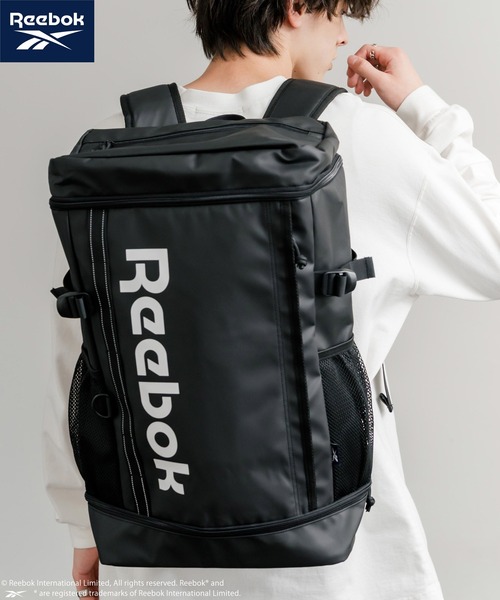 セール】Reebok リーボック ボックスバックパック/ロゴ入りスクエア型 