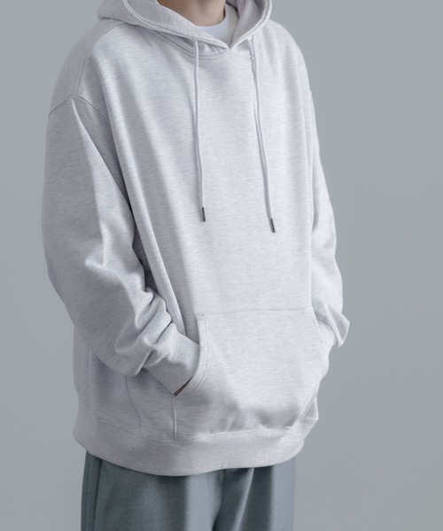 SIDEWAY STANCE（サイドウェイスタンス）の「【SIDEWAY STANCE】無地 スウェット プルパーカー（パーカー・メンズ・ブラック/ホワイト/ネイビー/アッシュ/杢グレー・MEDIUM/SMALL/LARGE/X-LARGE）」の6枚目の写真