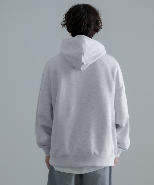 SIDEWAY STANCE（サイドウェイスタンス）の「【SIDEWAY STANCE】無地 スウェット プルパーカー（パーカー・メンズ・ブラック/ホワイト/ネイビー/アッシュ/杢グレー・MEDIUM/SMALL/LARGE/X-LARGE）」の7枚目の写真