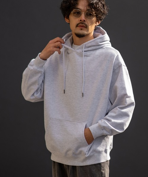 SIDEWAY STANCE（サイドウェイスタンス）の「【SIDEWAY STANCE】無地 スウェット プルパーカー（パーカー・メンズ・ブラック/ホワイト/ネイビー/アッシュ/杢グレー・MEDIUM/SMALL/LARGE/X-LARGE）」の12枚目の写真