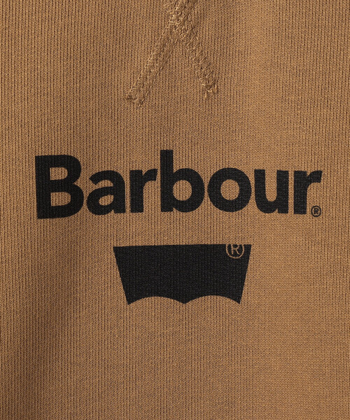 Barbour（バブアー）の「Barbour x Levi's/バブアー × リーバイス Levi's × Barbour graphic hoodie（パーカー・メンズ・ベージュ/ブラック・LARGE/MEDIUM）」の5枚目の写真