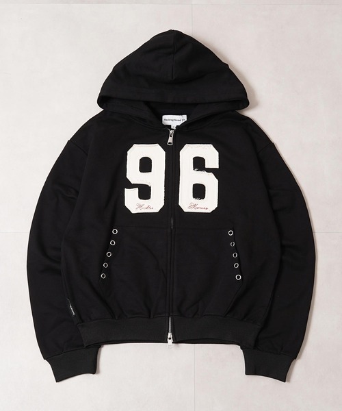 MEMORY】ヘビーウェイト 96アイレット ダブルZIPパーカー / 96-Eyelet
