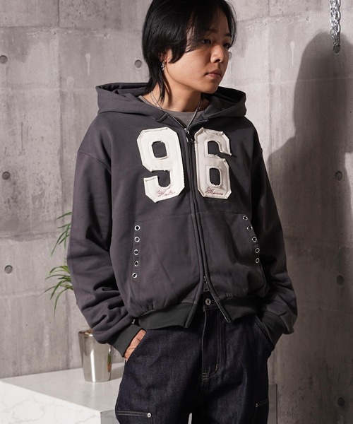 MEMORY】ヘビーウェイト 96アイレット ダブルZIPパーカー / 96-Eyelet