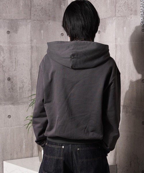 #MEMORY(メモリー)の「【MEMORY】ヘビーウェイト 96アイレット ダブルZIPパーカー / 96-Eyelet Double-Zip Hoodie(パーカー・メンズ・グレー/チャコールグレー/ブラック・M/L/XL)」の9枚目の写真
