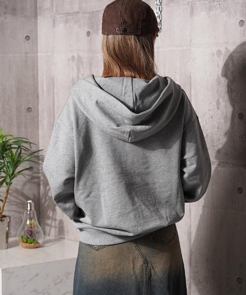 #MEMORY(メモリー)の「【MEMORY】ヘビーウェイト 96アイレット ダブルZIPパーカー / 96-Eyelet Double-Zip Hoodie(パーカー・メンズ・グレー/チャコールグレー/ブラック・M/L/XL)」の16枚目の写真