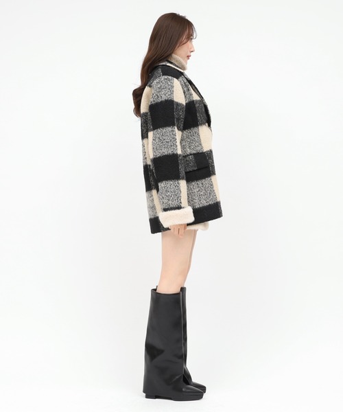 セール】ファー付テーラージャケットコート（その他アウター）｜ROYAL