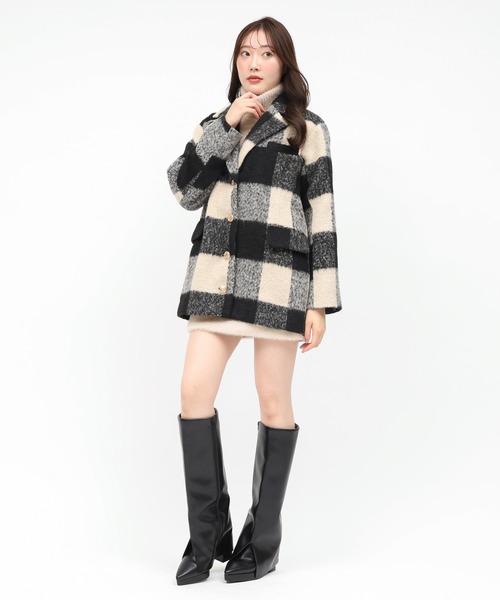 セール】ファー付テーラージャケットコート（その他アウター）｜ROYAL