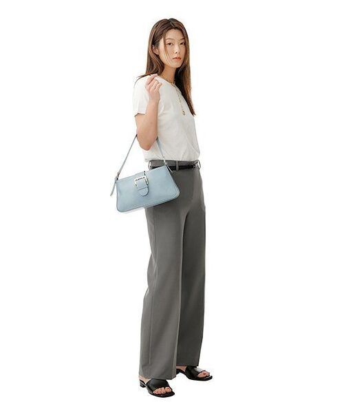 MUSINSA STANDARD WOMAN（ムシンサスタンダードウーマン）の「[クールタンダード] ウィメンズ ベーシック クルーネック Tシャツ [クリーム]（Tシャツ/カットソー・レディース・その他・SMALL/MEDIUM/LARGE/X-LARGE/X-SMALL）」の12枚目の写真
