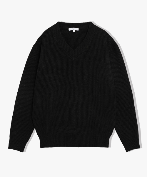 UNDEROFF（アンダーオフ）の「デイリーブイネックニットライトグレー（ニット/セーター・メンズ・ライトグレー・MEDIUM/LARGE/X-LARGE）」の6枚目の写真
