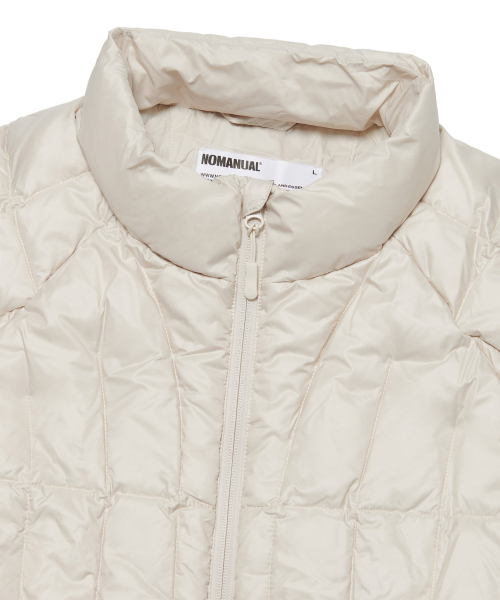 NOMANUAL(NOMANUAL)の「NEO LIGHT DOWN JACKET - LIGHT GRAY(ダウンジャケット/コート・レディース・その他・SMALL/MEDIUM/LARGE)」の6枚目の写真