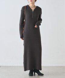 SHENERY | フーデットジップワンピース(ワンピース)