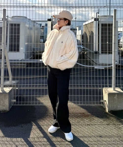 Belle Cie(ベルシー)の「着回し力抜群あったか裏起毛ワイドロングデニムパンツ(デニムパンツ・レディース・ブルー/ブラック/サックスブルー/グレー/アイボリー・M/XL/L/S)」の19枚目の写真