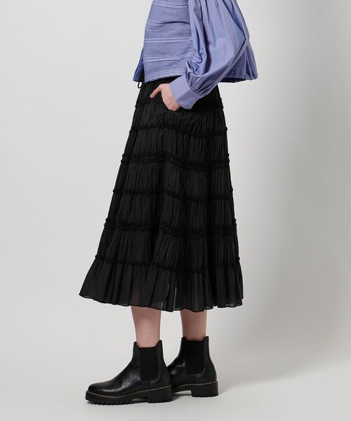 Pheeta（フィータ）の「＜Pheeta＞Billie スカート/014C-22（スカート・レディース・ブラック・FREE）」の2枚目の写真