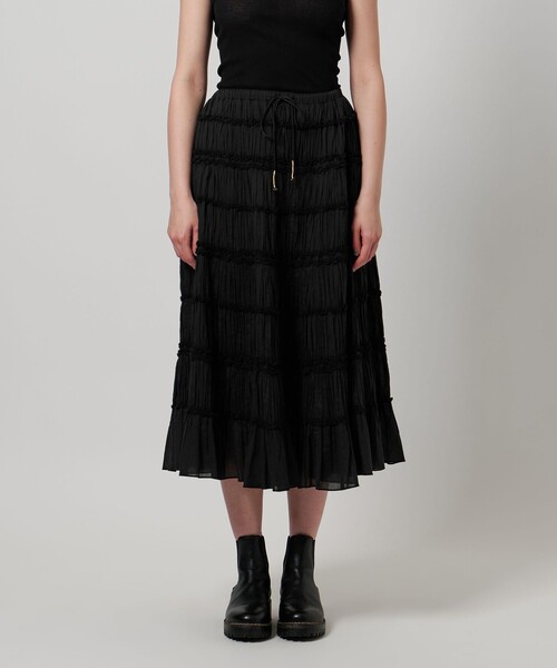 Pheeta（フィータ）の「＜Pheeta＞Billie スカート/014C-22（スカート・レディース・ブラック・FREE）」の4枚目の写真