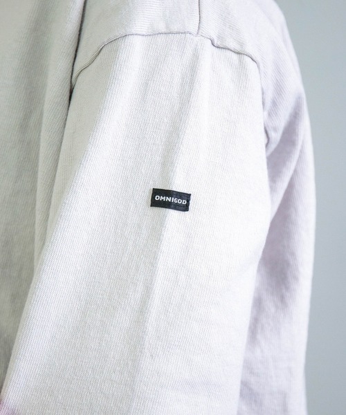 OMNIGOD womens / オムニゴッド] 8/天竺 ボートネックマニッシュ