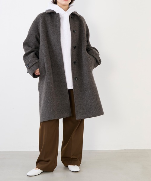セール】ステンカラーウールコート（ステンカラーコート）｜MICA&DEAL