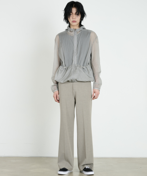 DUSTYWHITE（ダスティーホワイト）の「ベージュセミブーツカットパンツ（スラックス・メンズ・その他・MEDIUM/LARGE/SMALL）」の2枚目の写真
