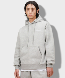 GRANFINNY（グランフィニ）の「Embroidered Hooded T-Shirt GFHM03 - Melange Gray（パーカー・メンズ）」