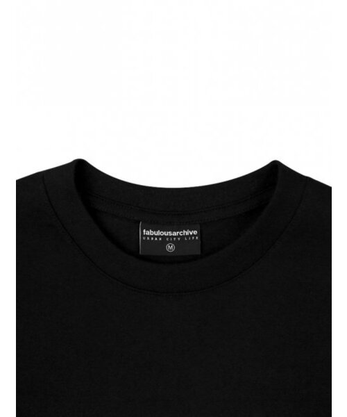 FABULOUS ARCHIVE(ファビュラスアーカイブ)の「ウィメンズ リリス リラックスクロップTシャツ ブラックグリーン(FCC2TS385W)(Tシャツ/カットソー・レディース・ブラック・SMALL/MEDIUM)」の5枚目の写真